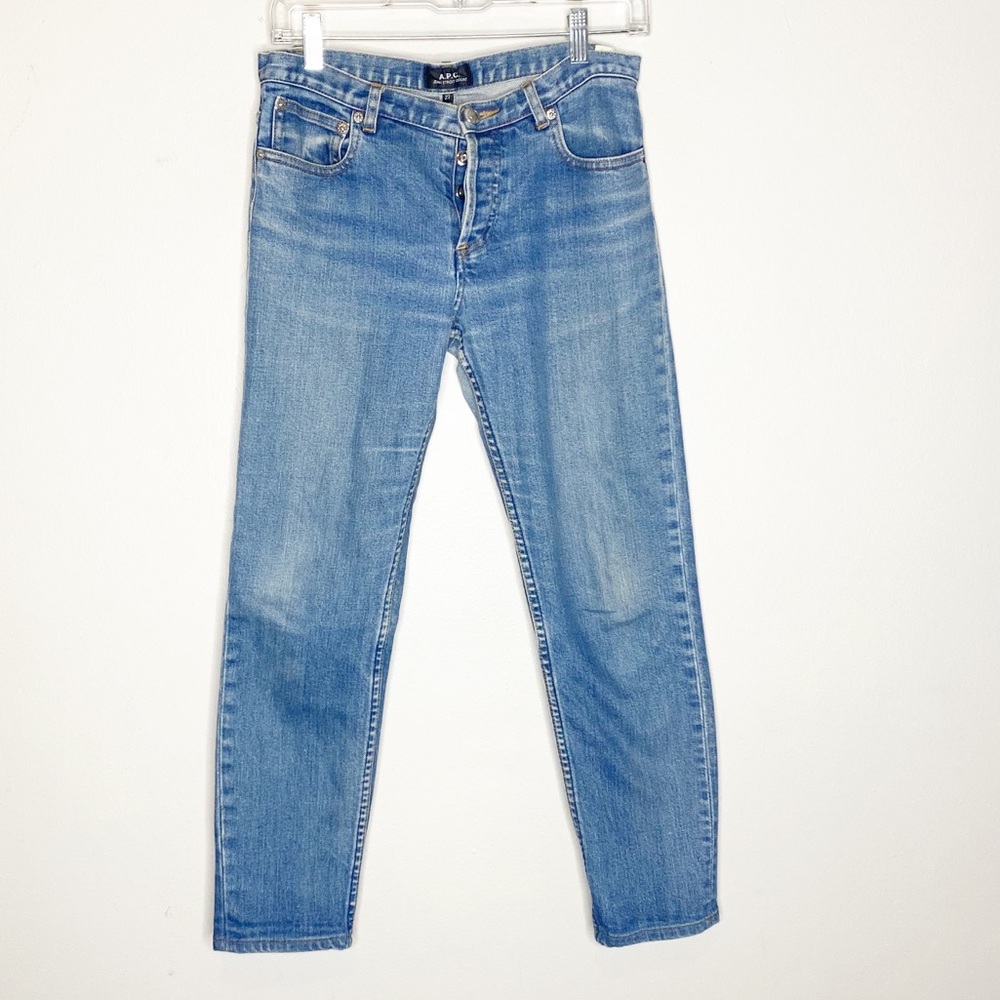 A.P.C. Slim Boyfriend Lightly Distressed Jeans 27